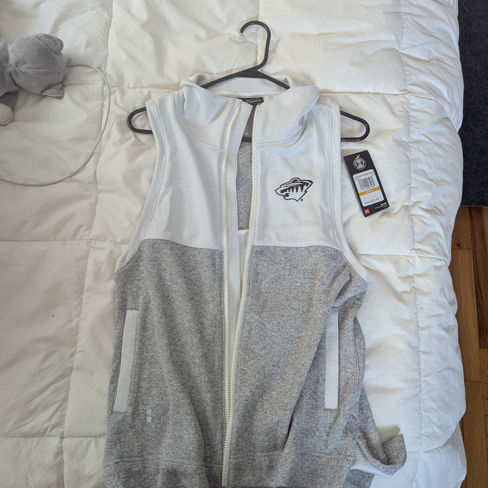 Under Armour Gray and White Women's Vest